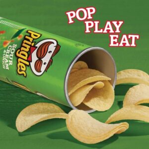 Pringles Sour Cream & Onion Potato Crisps 158g
